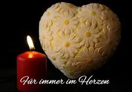 Andachtsbild von Rosen für Cora zum 2. Sternchen-Gedenktag