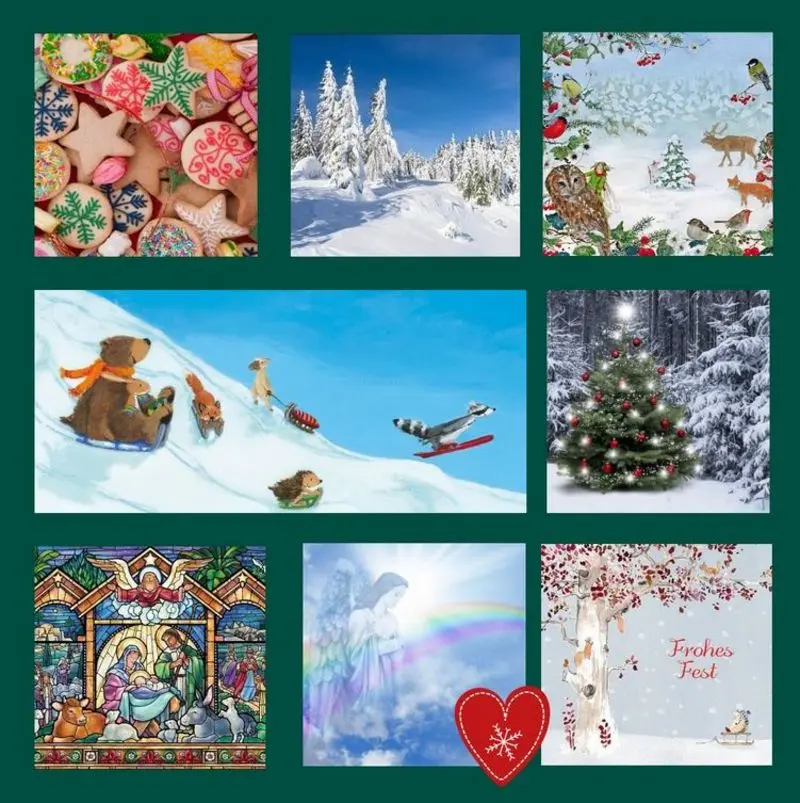 Andachtsbild von Frohe Weihnachten 