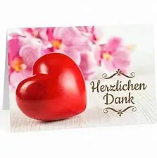 Andachtsbild von Ein Dankeschön von Brigitte und Axel