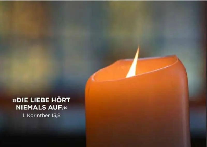 Andachtsbild von Rosen zum Ewigkeitssonntag