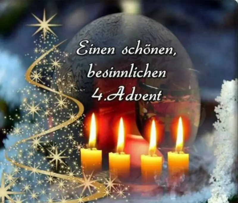 Condolence image of Grüße zum 4. Advent ❤️