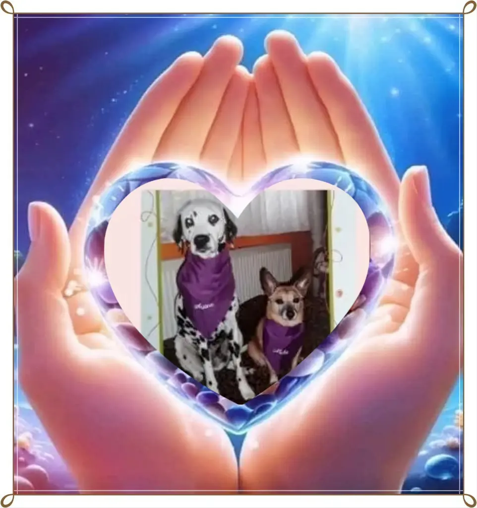 Condolence image of Fur Arianchen❤️🐕⭐️und Nickoleinchen❤️🐕⭐️