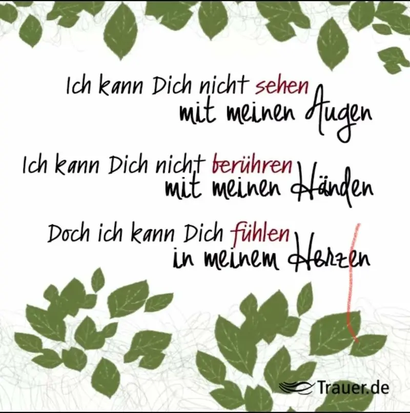 Condolence image of Deine Mama ❤
