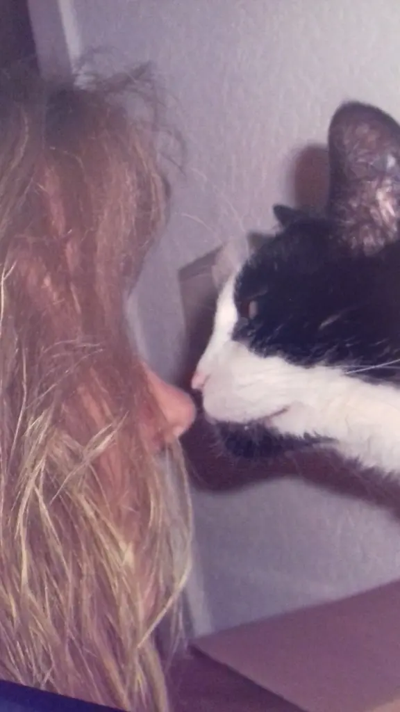 Andachtsbild von Jacqueline mit Püppi und Nele an meiner Seite