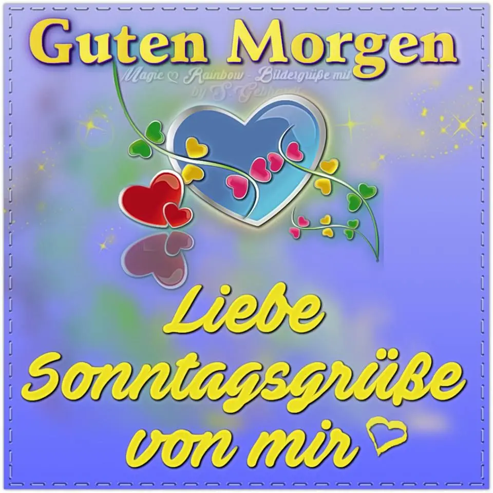 Andachtsbild von Brigitte mit Nelly, Benny und Axel im herzen