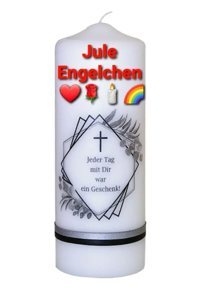 Andachtsbild von Tanja mit Timmy im Herzen 