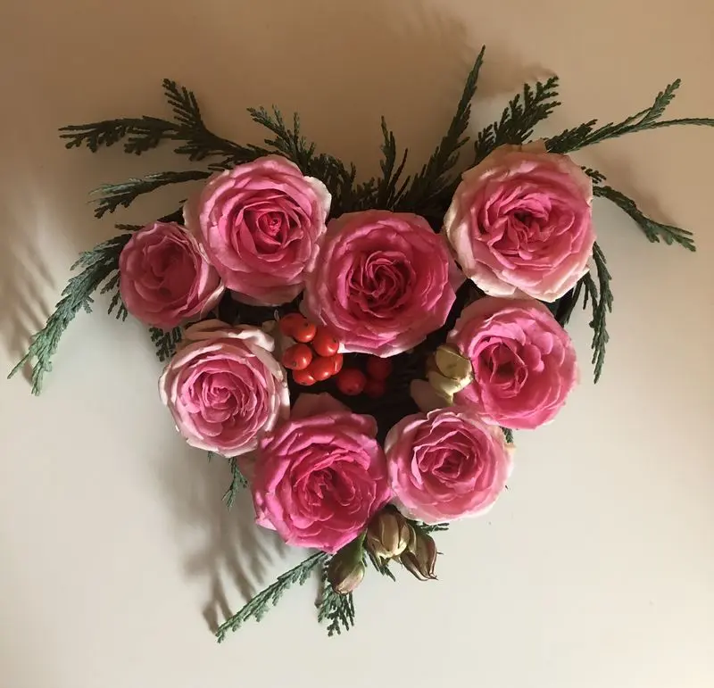 Andachtsbild von Rosen für Sena