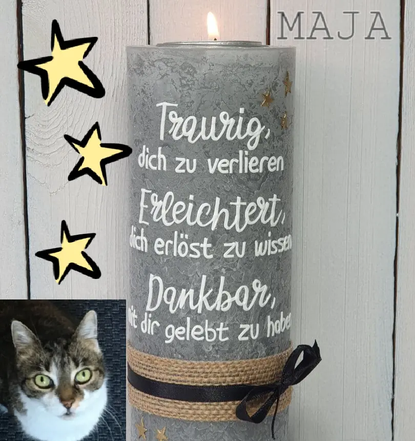 Andachtsbild von Sabine mit Kaspar tief im Herzen