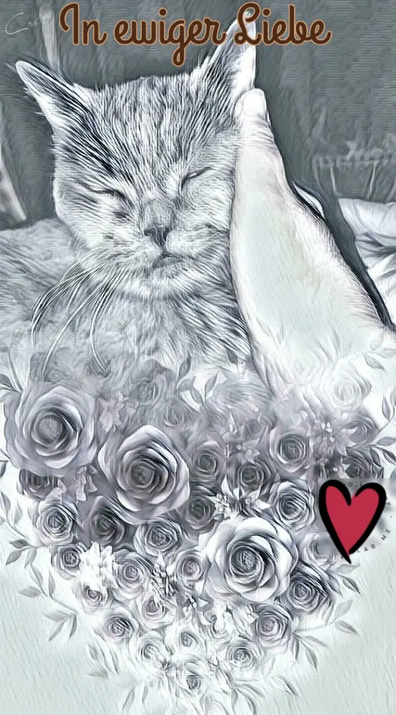 Andachtsbild von Sabine mit Kaspar tief im Herzen