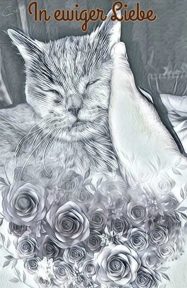 Andachtsbild von Sabine mit Kaspar tief im Herzen