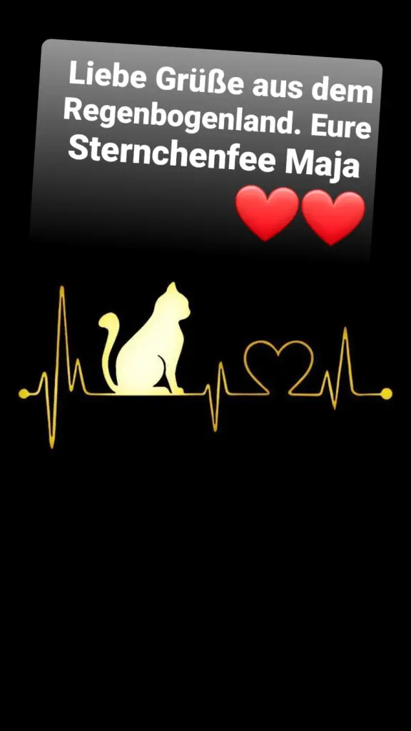 Andachtsbild von Tanja mit Timmy im Herzen 