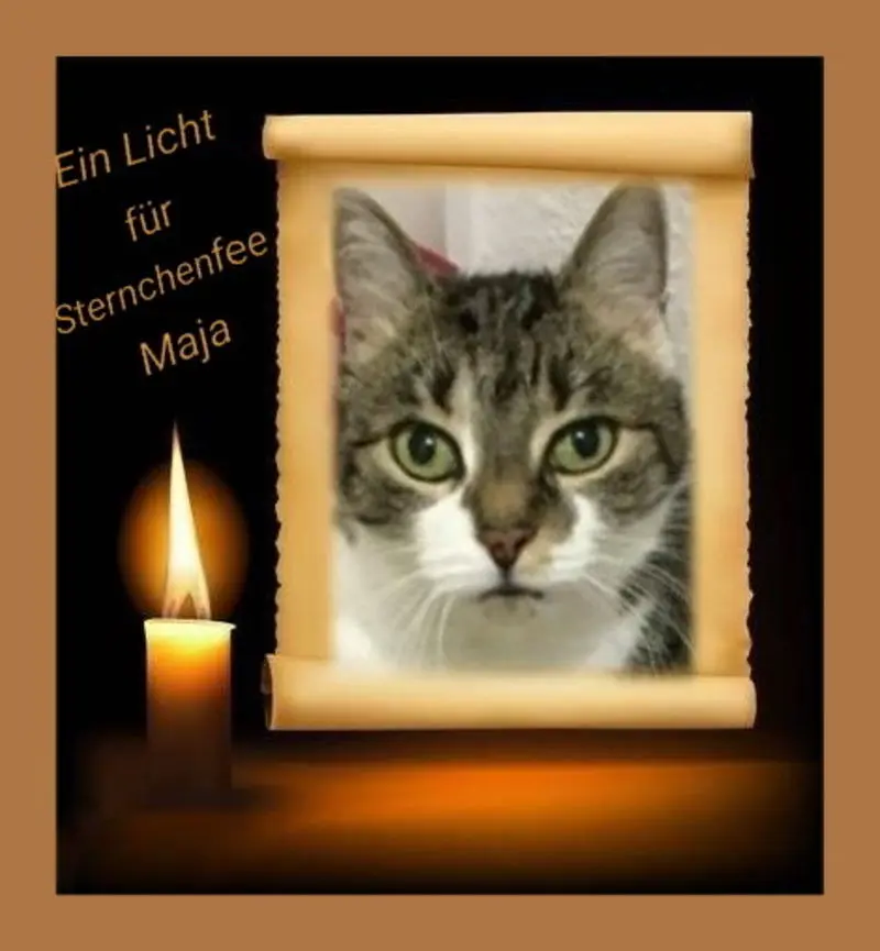 Andachtsbild von Sabine mit Kaspar tief im Herzen