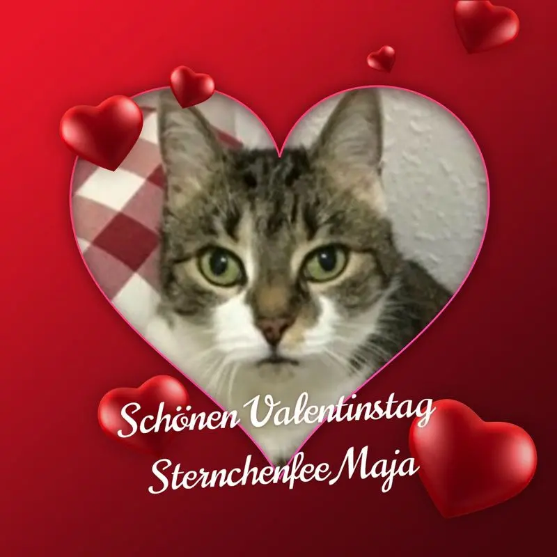 Andachtsbild von Sabine mit Kaspar tief im Herzen