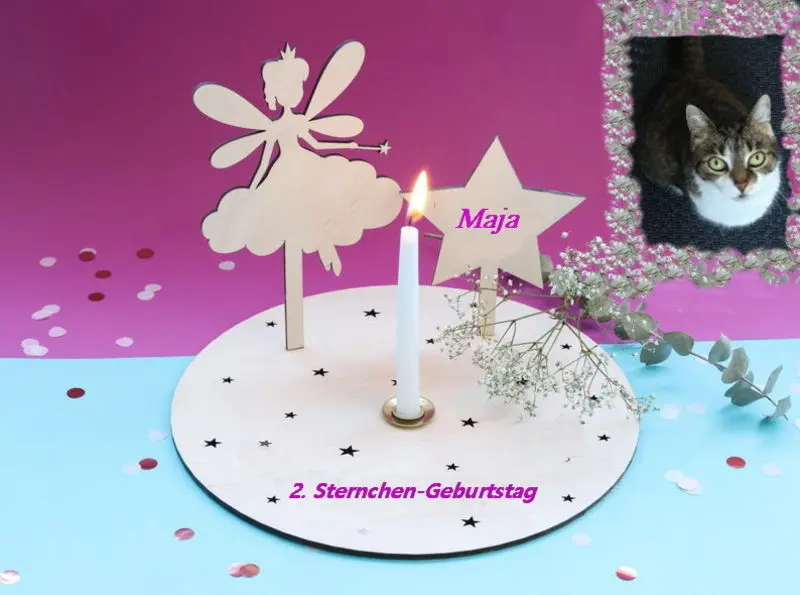 Andachtsbild von Sabine mit Kaspar tief im Herzen