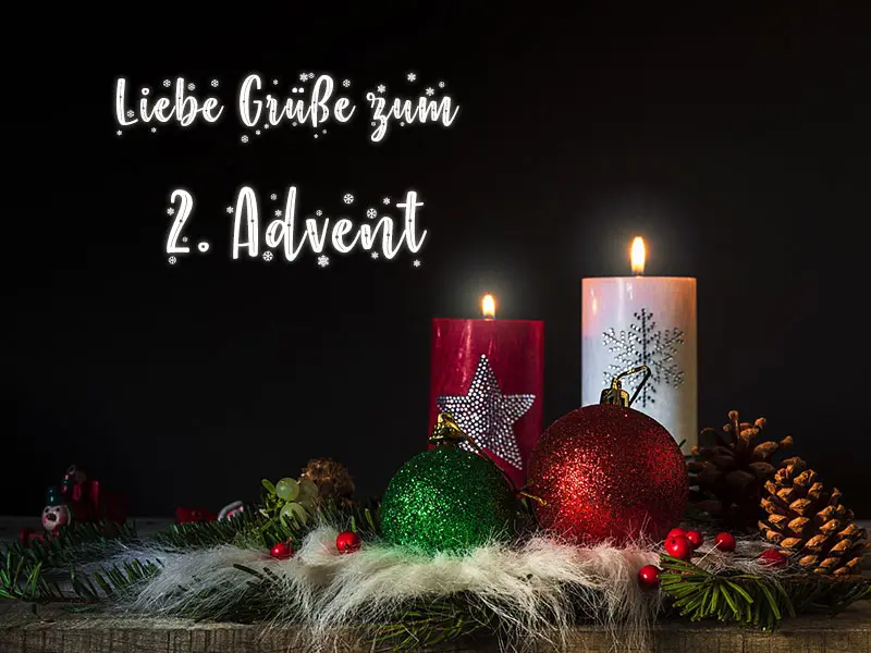 Andachtsbild von Grüße zum 2.Advent 
