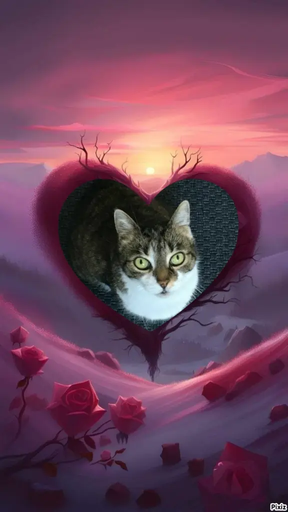 Andachtsbild von Tanja mit Timmy im Herzen 