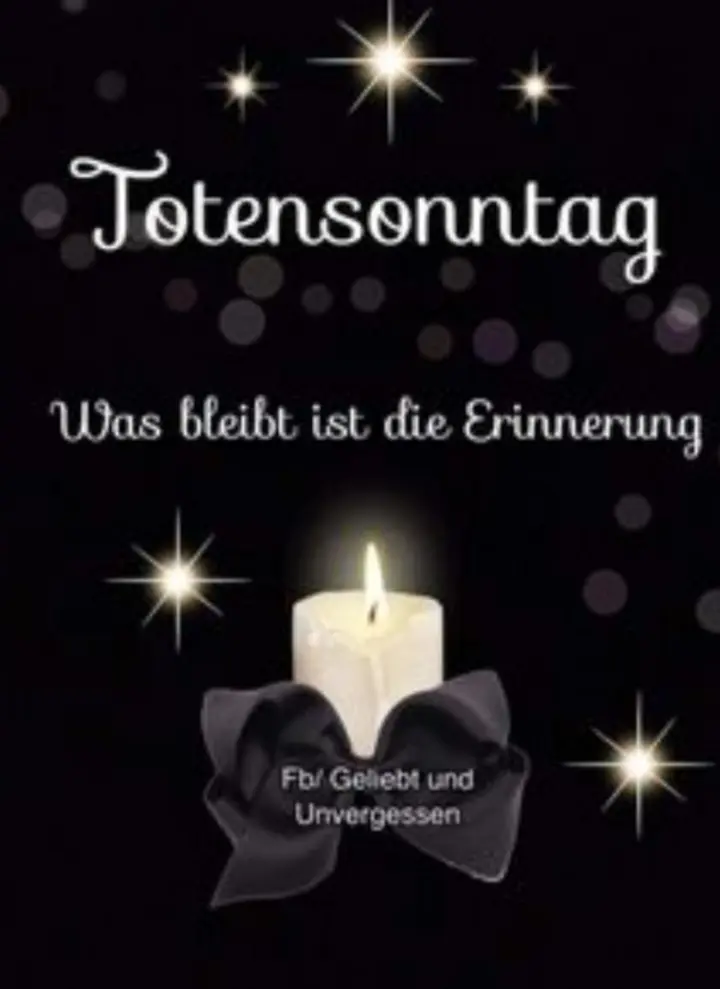 Andachtsbild von ♥️zum Ewigkeitssonntag ♥️