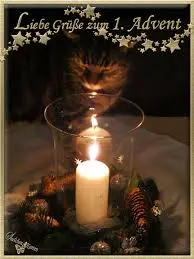 Andachtsbild von Adventsgrüße♥️