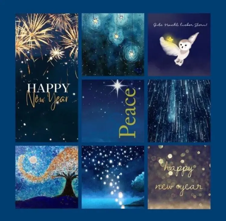 Andachtsbild von Sternenrosen für Maja