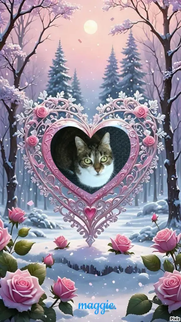 Andachtsbild von Tanja mit Timmy im Herzen 