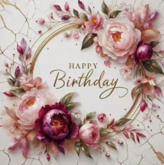 Andachtsbild von *❀*.¸¸.•*❀* Geburtstagsgrüße ❤️ von Zuhause *❀*.¸¸.•*❀*