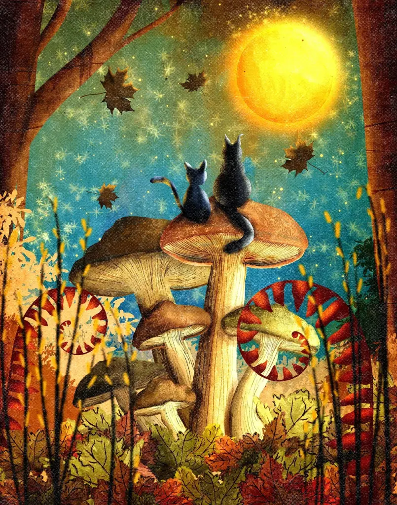 Andachtsbild von 🦔🍄Herbstgrüße des Vermissens🦔🍄